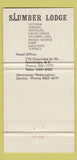 Matchbook Cover - Slumber Lodge Motels Kamloops BC 30 Strike