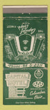 Matchbook Cover - Capital Motel Columbus OH WORN 30 Strike