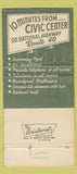 Matchbook Cover - Capital Motel Columbus OH WORN 30 Strike