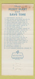 Matchbook Cover - Minit Mart Grocery oil gas TX CHAIN WEAR 30 Strike