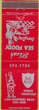 Matchbook Cover - Bold Knight Steaks San Jose CA