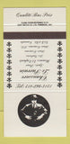 Matchbook Cover - Chaussure Le Parrain Baie Comeau QC 30 Strike