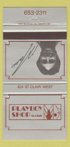 Matchbook Cover - Playboy Shop Salon St Clair ON? 30 Strike