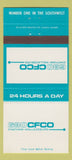 Matchbook Cover - CFCO Radio Chatham Wallaceburg ON #2 30 Strike