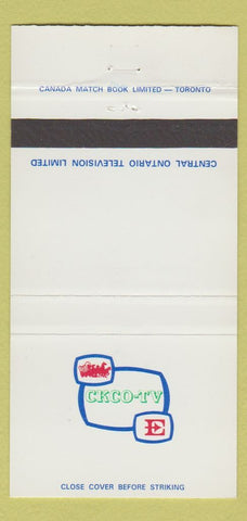Matchbook Cover - CKCO TV Central Ontario TV 30 Strike