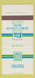 Matchbook Cover - Dewitt Clinton Hotel Albany NY Knott 30 Strike