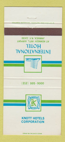 Matchbook Cover - International Hotel Jamaica NY Knott 30 Strike