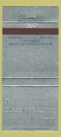 Matchbook Cover - Glass Menagerie Beverly Hills CA 30 Strike