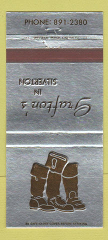 Matchbook Cover - Grafton's of Silverton 30 Strike