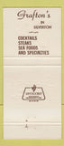 Matchbook Cover - Grafton's of Silverton 30 Strike