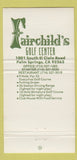 Matchbook Cover - Fairchild's Golf Center Palm Springs CA 30 Strike