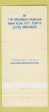 Matchbook Cover - Carolla Dost Designs New York City 30 Strike