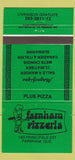 Matchbook Cover - Farnham Pizza QC 30 Strike
