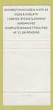 Matchbook Cover - Armstrongs Cake & Steak Winnipeg MB #2 30 Strike