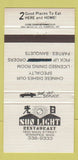 Matchbook Cover - Sun Light Restaurant Winnipeg MB 30 Strike