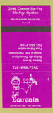 Matchbook Cover - Le Douvain Ste Foy QC restaurant 30 Strike