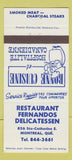 Matchbook Cover - Restaurant Fernandos Deli Montreal QC 30 Strike