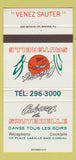 Matchbook Cover - Cabaret La Sauterelle Baie Comeau QC #1 30 Strike