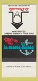 Matchbook Cover - Le Deauville Restaurant Quebec QC 30 Strike