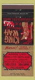 Matchbook Cover - King Wah Chinese Restaurant Montreal QC 30 Strike