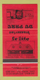 Matchbook Cover - Le Lite Brasserie Chicoutimi QC 30 Strike