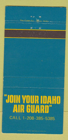 Matchbook Cover - Idaho Air Guard ID 30 Strike