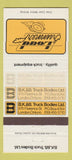 Matchbook Cover - BK&B Truck Bodies London ON 30 Strike