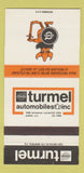 Matchbook Cover - Volvo Turmel Automobiles Quebec QC 30 Strike