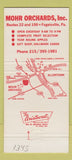 Matchbook Cover - Mohrs Fruit Apples Orchards Fogelsville PA 30 Strike