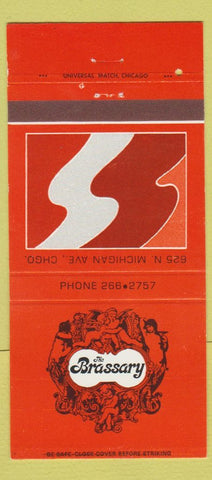 Matchbook Cover - The Brassary Chicago IL 30 Strike