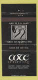 Matchbook Cover - Cote Luminaire Cote Quebec QC Chalesbourg 30 Strike