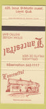 Matchbook Cover - L'Ancestral Steak House Bistrol Laval QC 30 Strike