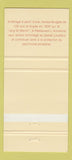 Matchbook Cover - L'Ancestral Steak House Bistrol Laval QC 30 Strike