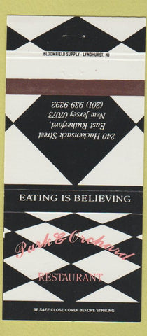 Matchbook Cover - Park & Orchard Restaurant East Rutherford NJ 30 Strike