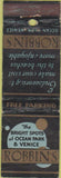 Matchbook Cover - Robbin's Ocean Park Venice CA WEAR