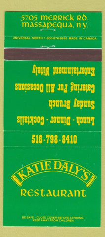 Matchbook Cover - Katie Daly's Restaurant Massapequa NY 30 Strike