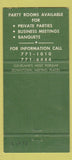 Matchbook Cover - Pat Joyce Tavern Cleveland OH 30 Strike