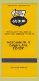 Matchbook Cover - Midas Mufflers Calgary AB 30 Strike