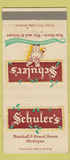 Matchbook Cover - Schuler's Restaurants Marshall Grand Haven MI 30 Strike