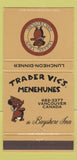 Matchbook Cover - Trader Vic's Tiki Bayshore Inn Vancouver BC 30 Strike