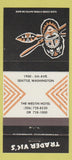 Matchbook Cover - Westin Hotel Seattle WA Trader Vic's Tiki 30 Strike