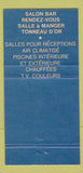 Matchbook Cover - Hote Motel Hotel Le Voyageur Quebec QC 30 Strike