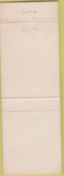 Matchbook Cover - Calabash Restaurant  seafood NO TOWN
