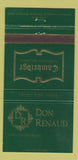 Matchbook Cover - Cambridge Clothes Don Renaud Ottawa ON 30 Strike
