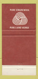 Matchbook Cover - Progress Brand Clothes JB Evans Thunder Bay ON WORN 30 Strike