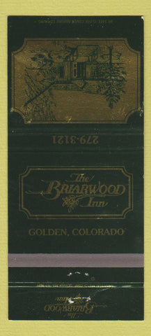 Matchbook Cover - Briarwood Inn Golden Colorado WEAR 30 Strike