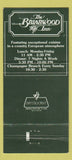 Matchbook Cover - Briarwood Inn Golden Colorado WEAR 30 Strike