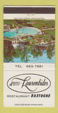 Matchbook Cover - Hotel Motel Laurentides Bastogne Beauport QC 30 Strike