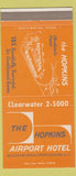 Matchbook Cover - Hopkins Airport Hotel Cleveland OH 30 Strike