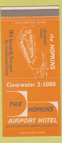 Matchbook Cover - Hopkins Airport Hotel Cleveland OH 30 Strike